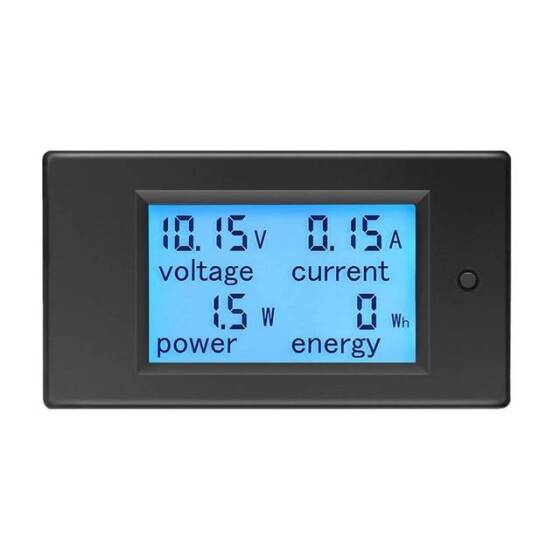 100V 20A OLED Dijital Test Cihazı Amp Volt Güç ölçer Zaman Kapasitesi Enerji Sıcaklığı - 1