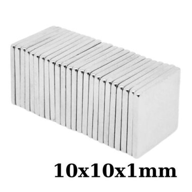 10x10x1mm Neodyum Güçlü Mıknatıs - Neodim Magnet - Görsu Elektronik