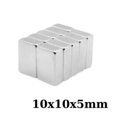 10x10x5mm Neodyum Güçlü Mıknatıs - Neodim Magnet - Görsu Elektronik