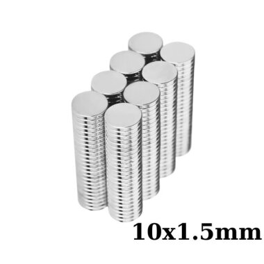 10x1.5mm Neodyum Güçlü Mıknatıs - Neodim Magnet - Görsu Elektronik