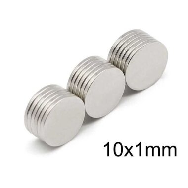 10X1mm Neodyum Güçlü Mıknatıs - Neodim Magnet - Görsu Elektronik