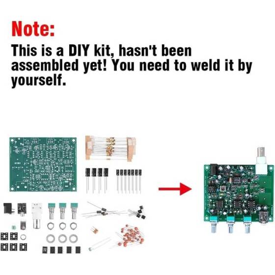 118MHz ~ 136MHz Havacılık Bant Alıcı Kiti Yüksek Duyarlı Hava Radyo DIY Kiti - 2
