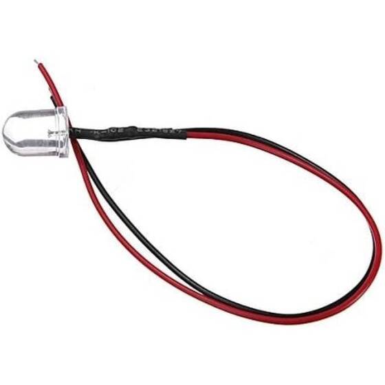 12-18V 10mm Sarı LED 20cm Kablolu - 3