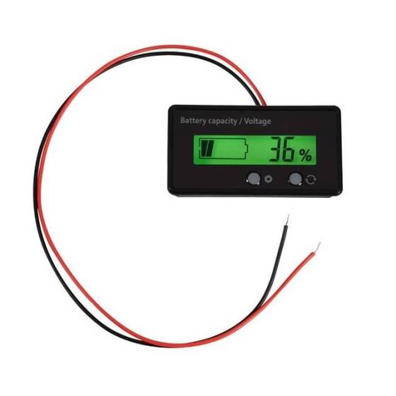 12-84 V Pil Gücü Göstergesi Ölçer Lityum Pil Kurşun-asit Pil Güç Göstergesi GY-6GS Yeşil 3 Dize Lityum Pil - 2
