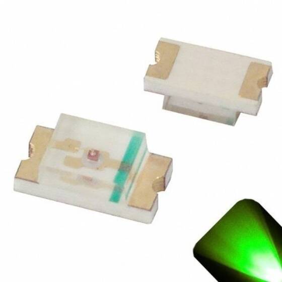 1206 (3216) Mavi+Yeşil SMD LED - 1
