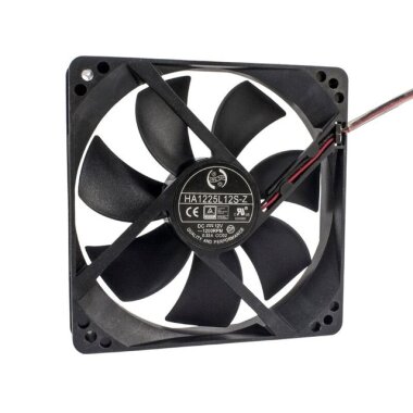 120x120x25mm 12V 0.33A 1200RPM Fan 2 Kablolu - Görsu Elektronik