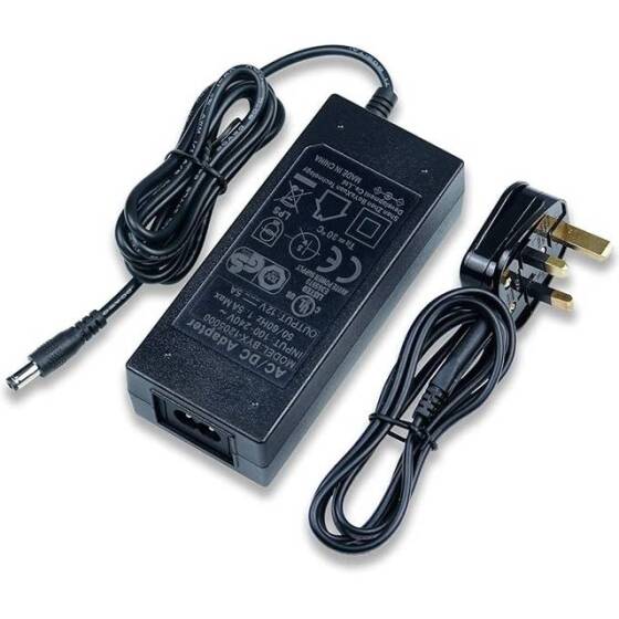 1.2M Kablo 3 Pin 12V 5A Adaptör Şerit Led Güç Kaynağı US Fişli - 1