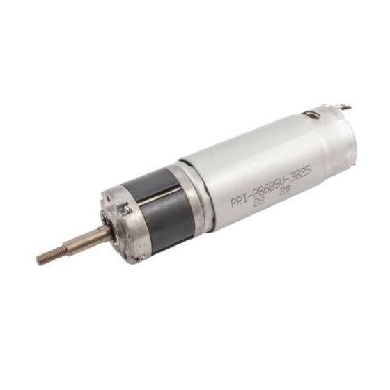 12V 1000RPM 28mm Planet Redüktörlü DC Motor - Vidalı Milli - 1