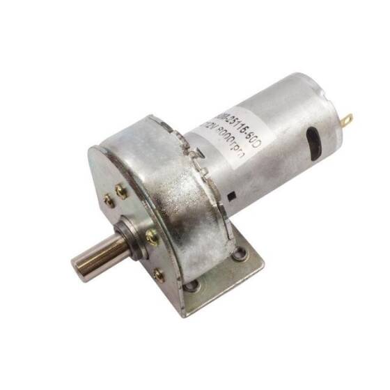 12V 4000Rpm 47mm Redüktörlü Dc Motor - 1