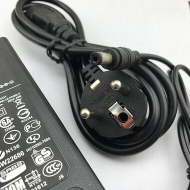 12V 4A 48W EU Fişli Çift Kablolu Entegre Güç Adaptörü - 3