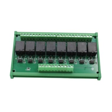 12V 8 Kanal Röle Modülü Yüksek Ve Düşük Tetikleme Optocoupler İzolasyon Röle Modülü PLC Sinyal Amplifikatör Kurulu - 1