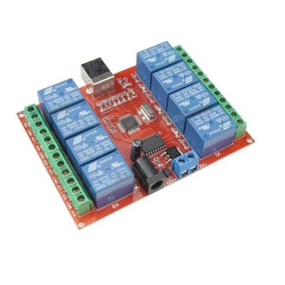 12V 8 Kanal USB Röle Kartı - 1