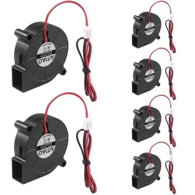 12V DC 5015 XH2-54-2P 30cm Kablolu Hidrolik Santrifüj Fan:50x50x15mm - 1