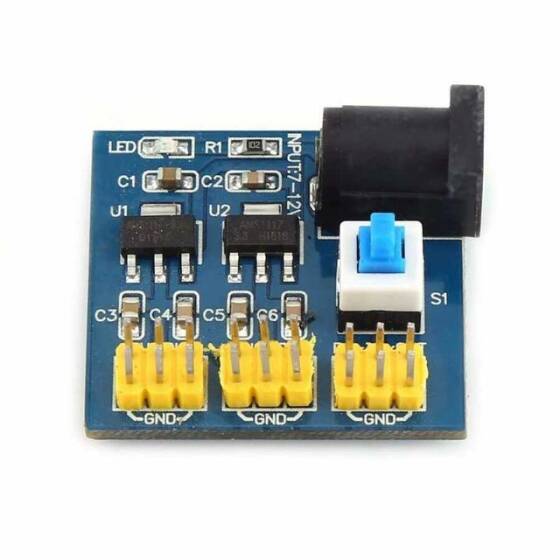 12V Giriş 3.3V 5V Çoklu Çıkışlı Regülatör Kartı - 2