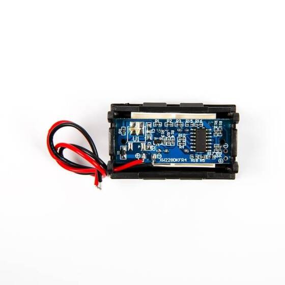12V İki Kablolu Dijital Ekran Elektrik Miktarı Ölçer Pil Seviyesi Göstergesi - 1