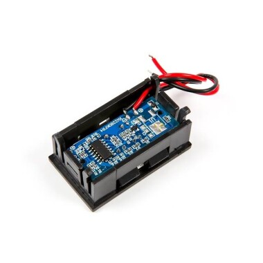 12V İki Kablolu Dijital Ekran Elektrik Miktarı Ölçer Pil Seviyesi Göstergesi - 2