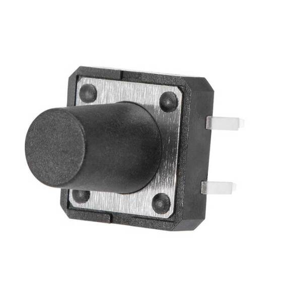12x12x12mm Basma Düğmesi Anahtarı Yuvarlak - 1