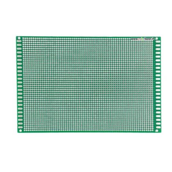 12x8cm Çift Yüzlü Delikli Pertinaks - Prototip PCB - 3