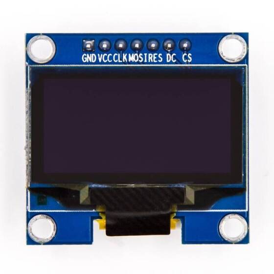 1.3 inç SPI OLED LCD Modül + CS Pin 7 Pin Beyaz SH1106 Çip (GND VCC) - 6