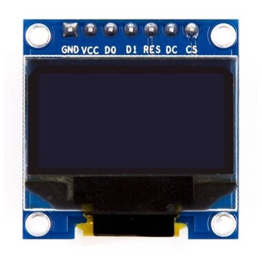 1.3 inç SPI OLED LCD Modül + CS Pin 7 Pin Mavi SH1106 Çip (GND VCC) - 1