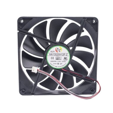 135x135x25mm 12V 0.5A Fan 2 Kablolu - Görsu Elektronik