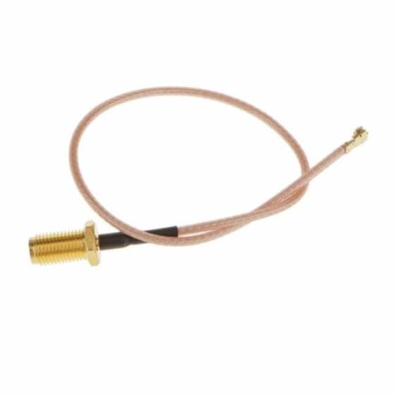 15cm IPEX1 - RP-SMA Dişi Konnektör Kablosu 11mm RG178 - 1