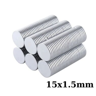 15x1.5mm Neodyum Güçlü Mıknatıs - Neodim Magnet - Görsu Elektronik