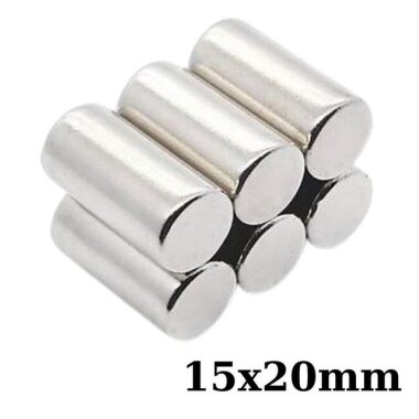 15x20mm Neodyum Güçlü Mıknatıs - Neodim Magnet - Görsu Elektronik