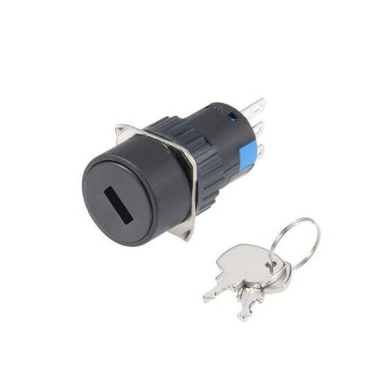 16mm Anahtarlı Mandal Buton 0-1 - 1