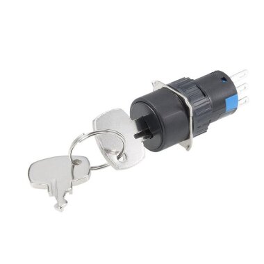 16mm Anahtarlı Mandal Buton 0-1 - 2