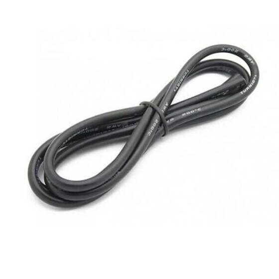 18 AWG Silikon Kablo Siyah - 1 Metre - 1