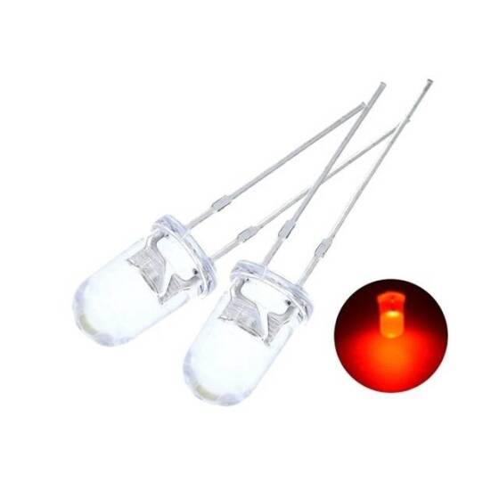 5mm Mavi Led 18mm Bacaklı - 1