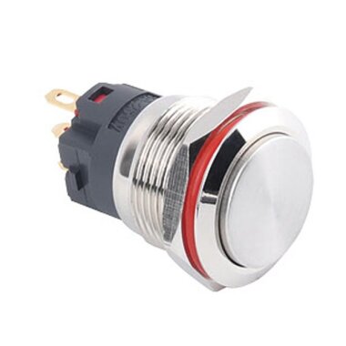 19A-G1Z 19mm Çıkık Anahtarlı Metal Buton - WDELE