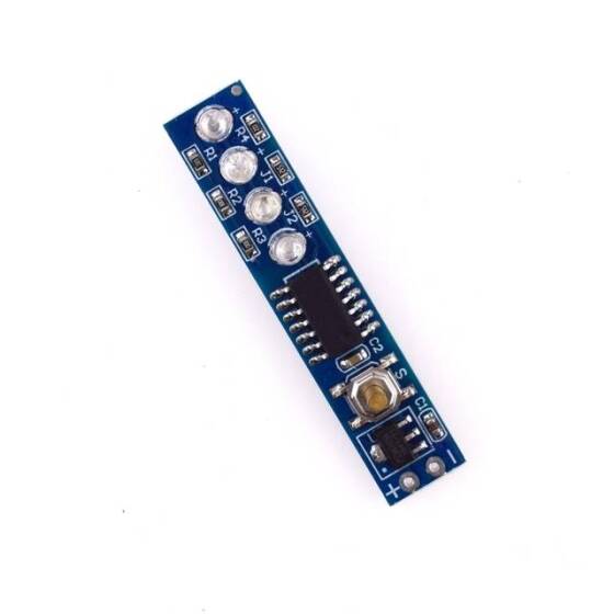 1S 18650 12V Lityum Pil Kapasitesi Göstergesi Modülü Güç Yüzde Seviyesi Test Cihazı Led Ekran Devre Kartı Modülü - 3