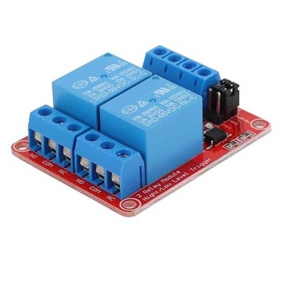 2 Kanal Röle Modülü 12V Yüksek Ve Düşük Seviye Tetikleyici Röle Kontrolü - 1