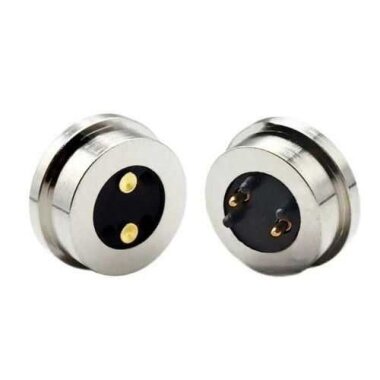 2 Pin 13.5mm Pogo Pin Manyetik Konnektör Takımı - 1