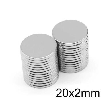 20X2mm Neodyum Güçlü Mıknatıs - Neodim Magnet - Görsu Elektronik