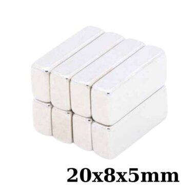20x8x5mm Neodyum Güçlü Mıknatıs - Neodim Magnet - 1