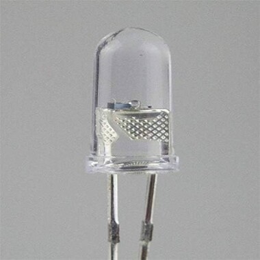 22-28V 5mm Su Şeffaf RGB Yavaş Flaşör LED Metal Led Yuvası Dahil 20cm Kablolu - 4