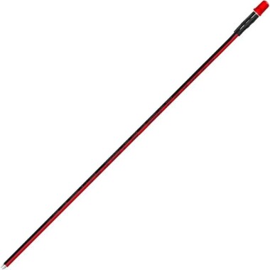 220V 5mm Şeffaf Kırmızı LED 20cm Kablolu - 5