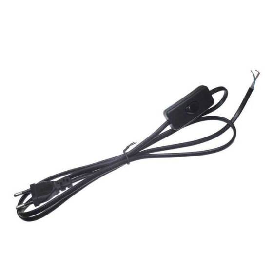 220V Aç Kapa Arapuar Anahtarlı Fiş Kablo 1.5 metre - 3