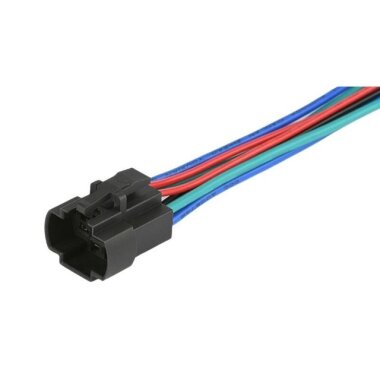 22mm Yüksek Akım Işıklı Metal Buton Soketi - WDELE