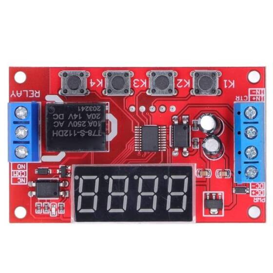 24V Ayarlanabilir Zaman geciktirme rölesi Modülü 32 Mod Led Dijital Zamanlama Tetik Zamanlayıcı Kontrol Anahtarı - 4