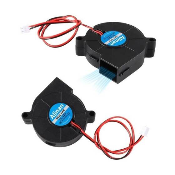 24V DC 5015 Çift Bilyalı Fan-XH2-54-2P 30cm Kablo Boyutu:50x50x15mm - 2