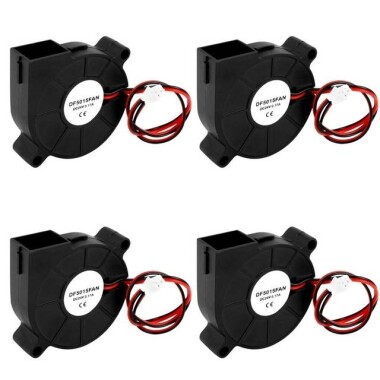 24V DC 5015 Yağ İçeren Fan-XH2-54-2P 30cm Kablo Boyutu:50x50x15mm - 1
