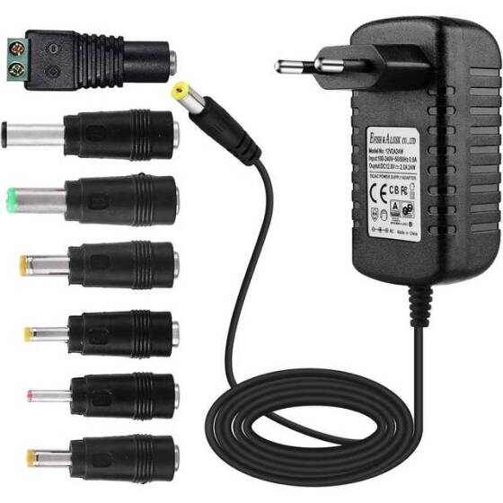 24W 12V 2A Ultra İnce Şerit Güç Kaynağı - 1
