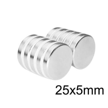 25X5mm Neodyum Güçlü Mıknatıs - Neodim Magnet - Görsu Elektronik