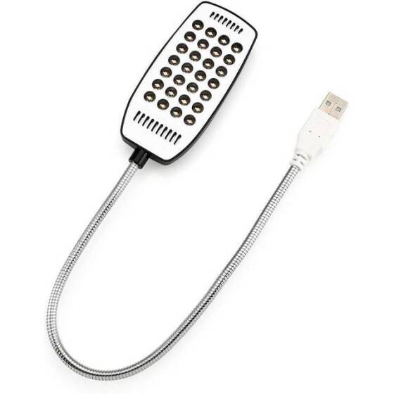 28 Led Okuma Lambası Led USB Ultra Parlak Kitap Işığı Anahtarsız Pembe - 1