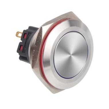 28B-P1Z 28mm Düz Anahtarlı Metal Buton - WDELE