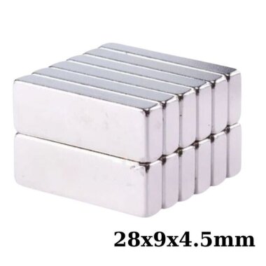 28x9x4.5mm Neodyum Güçlü Mıknatıs - Neodim Magnet - Görsu Elektronik